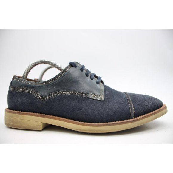 Paul Smith Jeans Men\'s Size EU 41 Navy Suede Cup Toe Skull Oxford Shoes main image 6